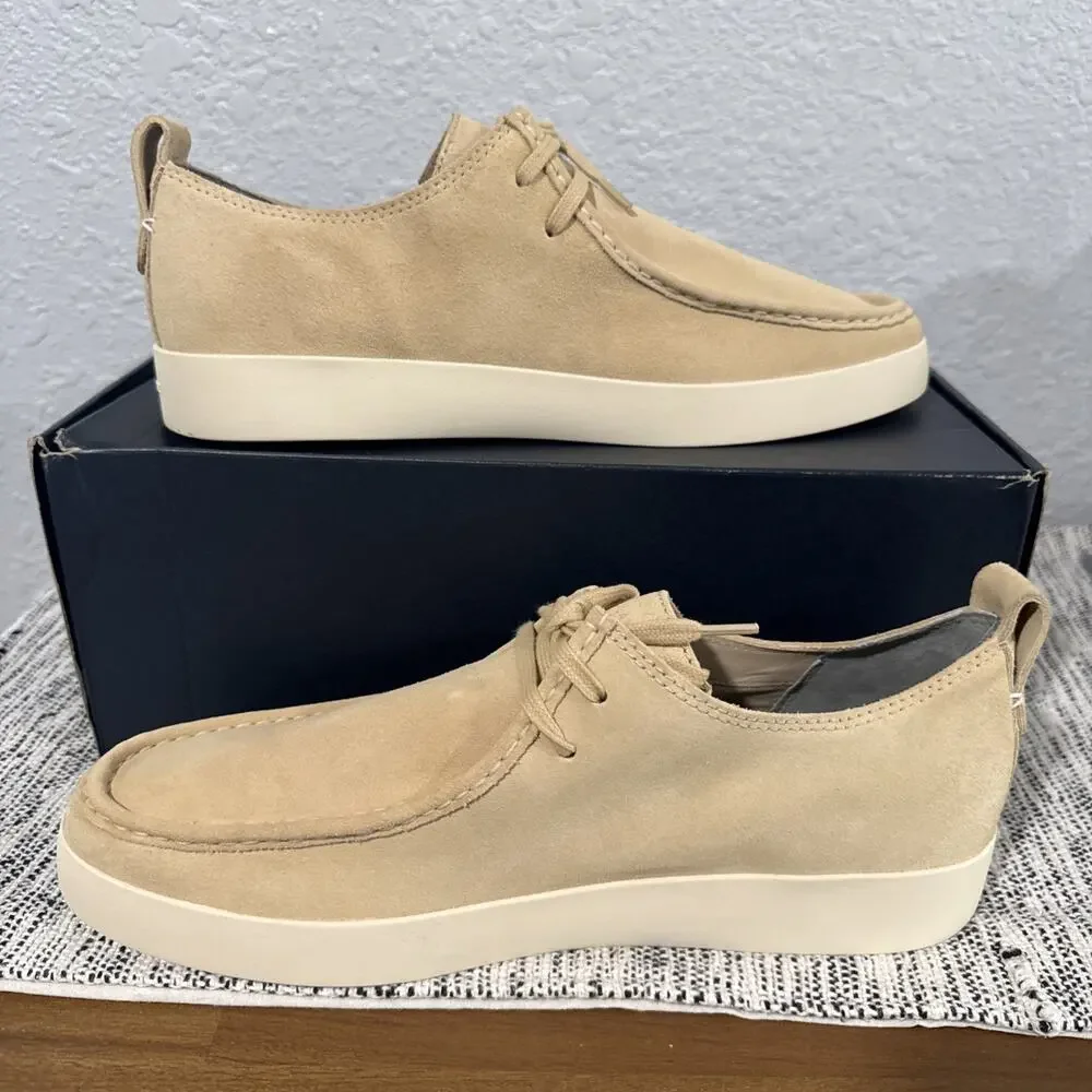 Everlane Desert Shoe Beige Suede Lace Shoes Low Top Loafers Mens 11.5 Minimalist